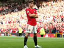 Daniel James celebrates after scoring for Man United against Crystal Palace