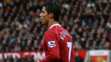 Cristiano Ronaldo during his Manchester United days