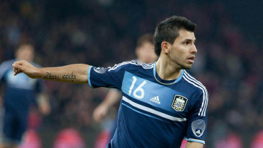 Sergio Aguero features for Argentina National Team