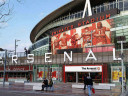 Picture taken from outside of Emirates Stadium, Arsenal's home ground