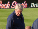 Steve Bruce overseeing training 