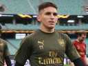 Lucas Torreira training for Arsenal