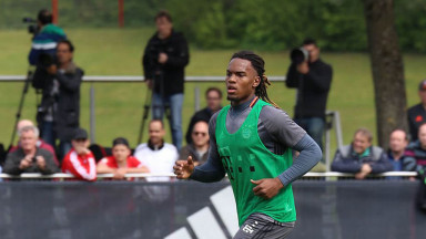 Renato Sanches in training during his time at Bayern