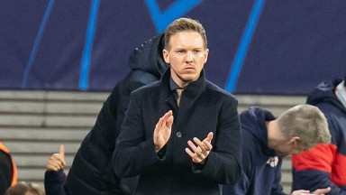 Julian Nagelsmann during a Champions League game