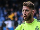 Sergio Ramos warming up for Real Madrid's La Liga match vs Celta Vigo